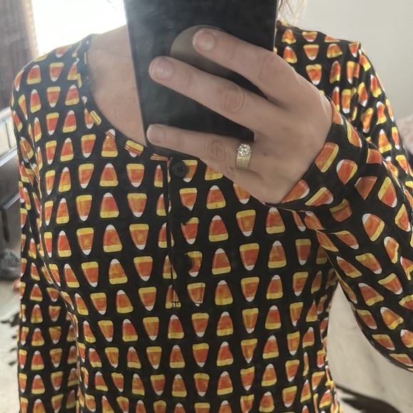 Little Pajama Company Co Candy Corn Women’s Pjs size M - Picture 4 of 5